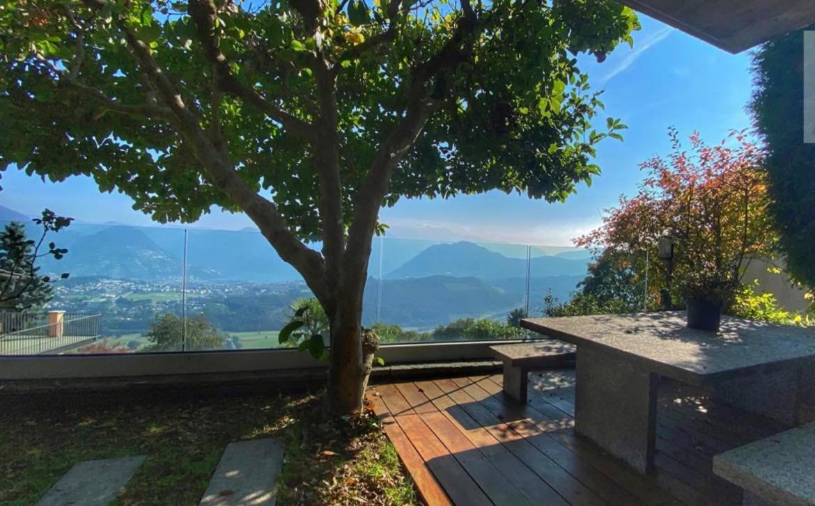 Family Suite With Garden And Amaizing View To Lugano Cademario Kültér fotó